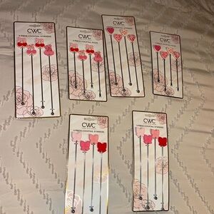 CWC 6 Cocktail Stirrers/picks Sets